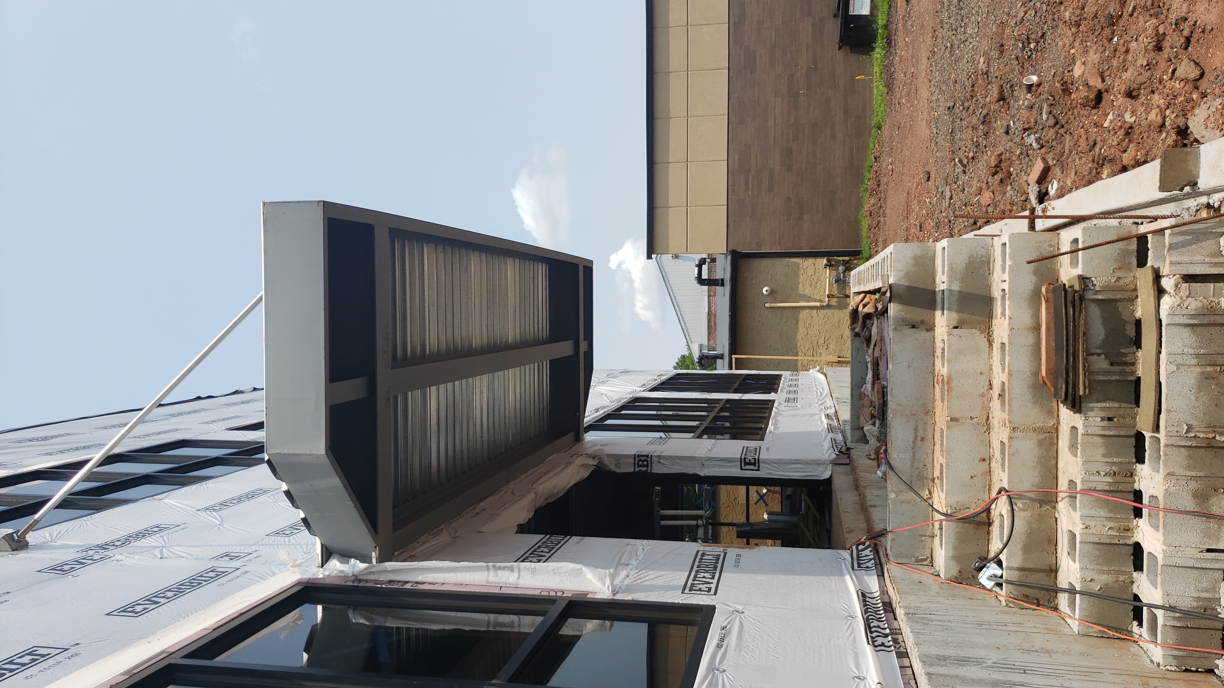 Steel Awning Canopy and Soffit